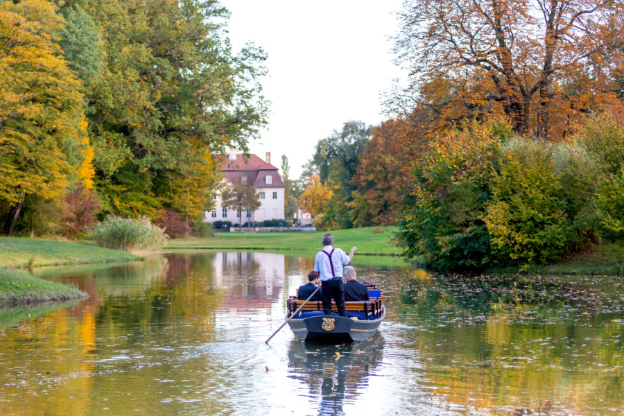 Gondelfahrt im Branitzer Park, Foto: Andreas Franke