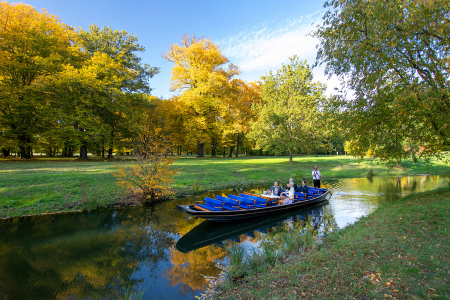 Gondelfahrt im Branitzer Park, Foto: Andreas Franke