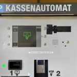 Kassenautomat, an dem Parkgebühren bezahlt werden können