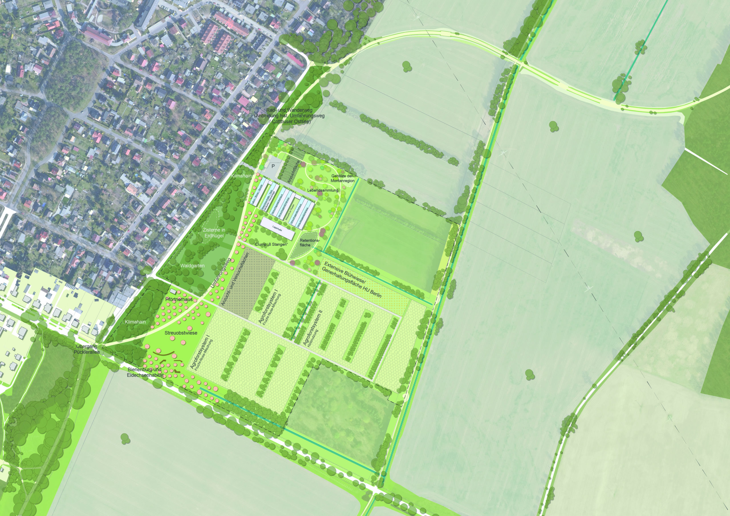 251008_A242_Branitz Baumuniversität_Lageplan_M2000_ehem Gärtnerei