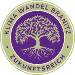 Logo zum Themenjahr 2024 "Zukunftsreich - Klimawandel Branitz"