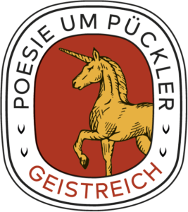 Logo zum Themenjahr 2025 "Geistreich - Poesie um Pückler"