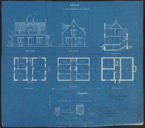 Entwurf von 1892 zur Parkschänke Branitz