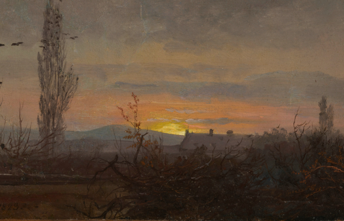 Johann Christian Clausen Dahl, Landschaft über Dresden