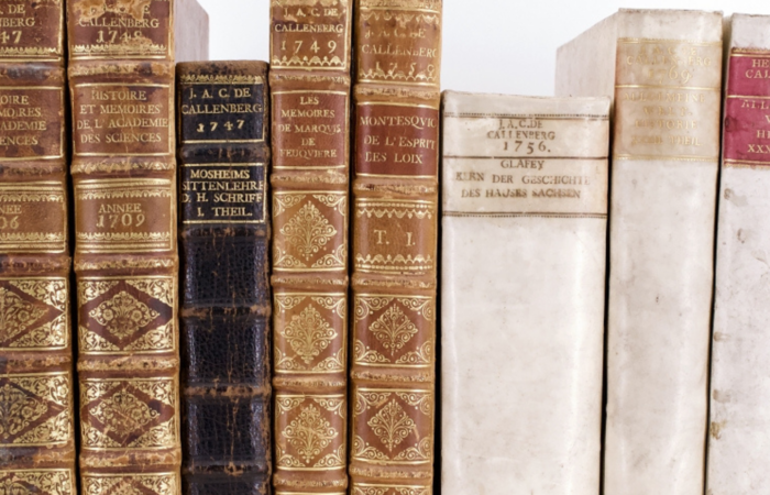 Bücher aus der Familie Callenberg, 18. Jahrhundert