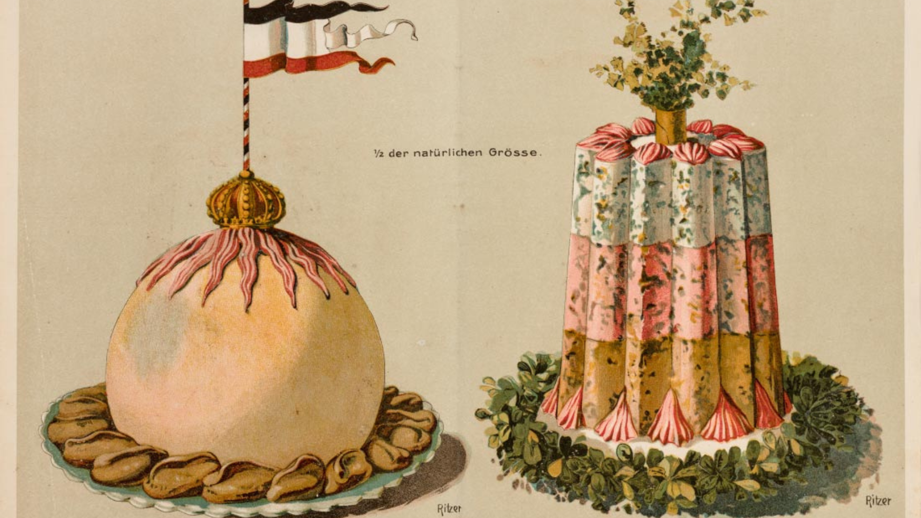 Buchseite zur Fürst-Pückler-Eisbombe
