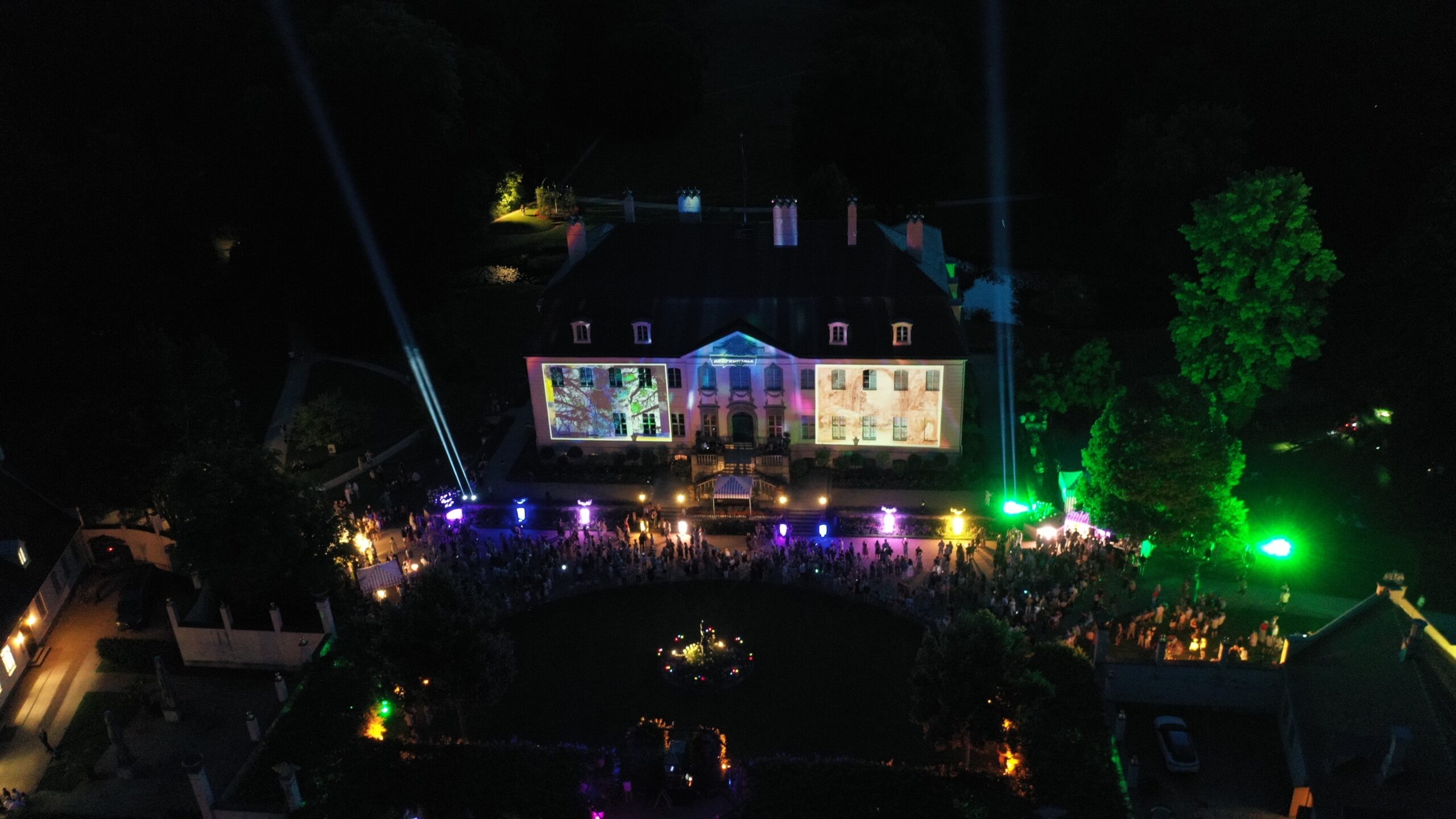 Illumination anlässlich der Blechen-Party 2026